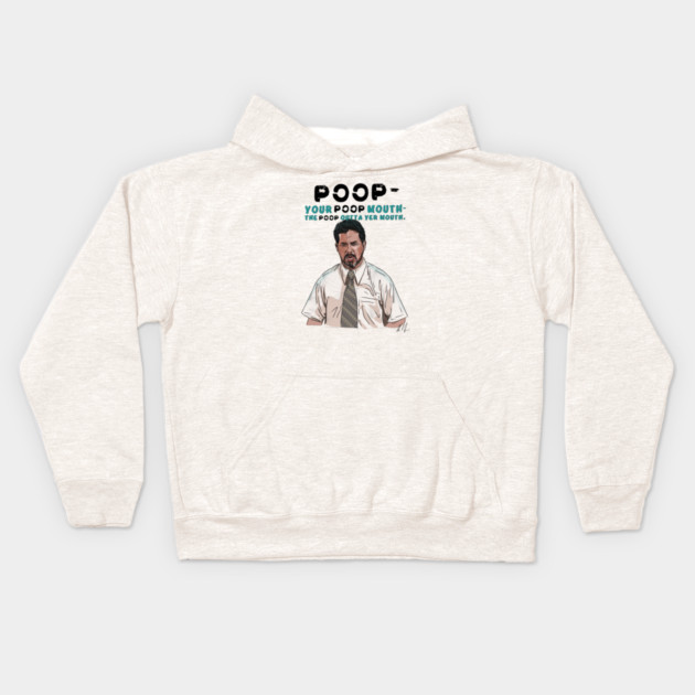Anchorman: Poop Mouth Kids Hoodie by 51Deesigns
