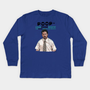 Anchorman: Poop Mouth Kids Long Sleeve T-Shirt