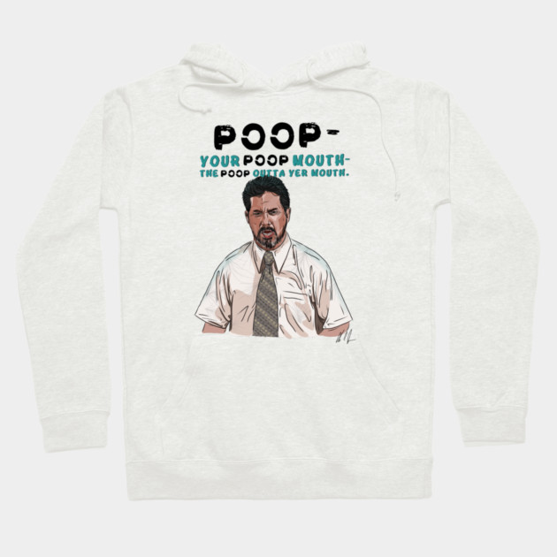 Anchorman: Poop Mouth Hoodie by 51Deesigns