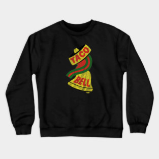 Taco Bell Vintage Logo - Distressed Crewneck Sweatshirt