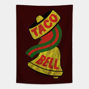 Taco Bell Vintage Logo - Distressed Tapestry