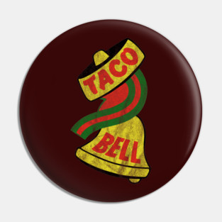 Taco Bell Vintage Logo - Distressed Pin