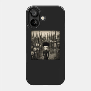The Black Parade, in Folk Art Brut Style Phone Case
