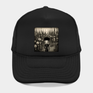 The Black Parade, in Folk Art Brut Style Hat