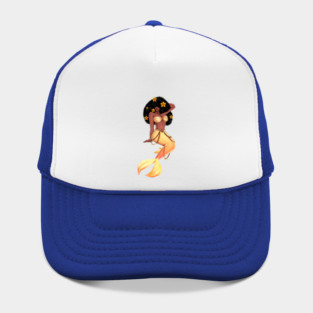 Cute Afro African Mermaid, Black History Hat