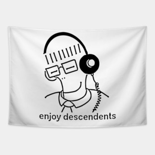 Descendents band cartoon style enjoyed music play design Tapestry