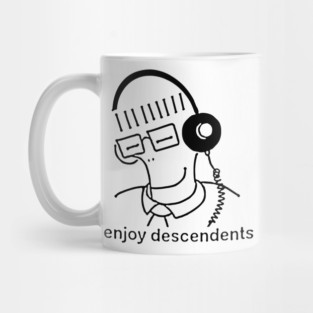 Descendents band cartoon style enjoyed music play design Mug