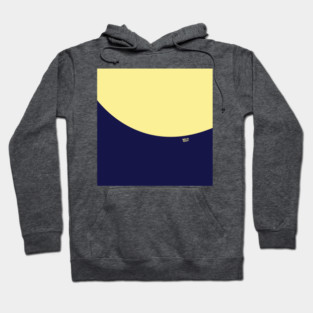 COLOR COUPLES CANARY YELLOW AND BLUE Hoodie