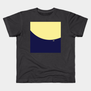 COLOR COUPLES CANARY YELLOW AND BLUE Kids T-Shirt