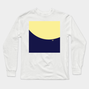 COLOR COUPLES CANARY YELLOW AND BLUE Long Sleeve T-Shirt