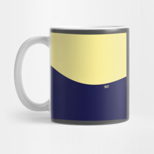 COLOR COUPLES CANARY YELLOW AND BLUE Mug
