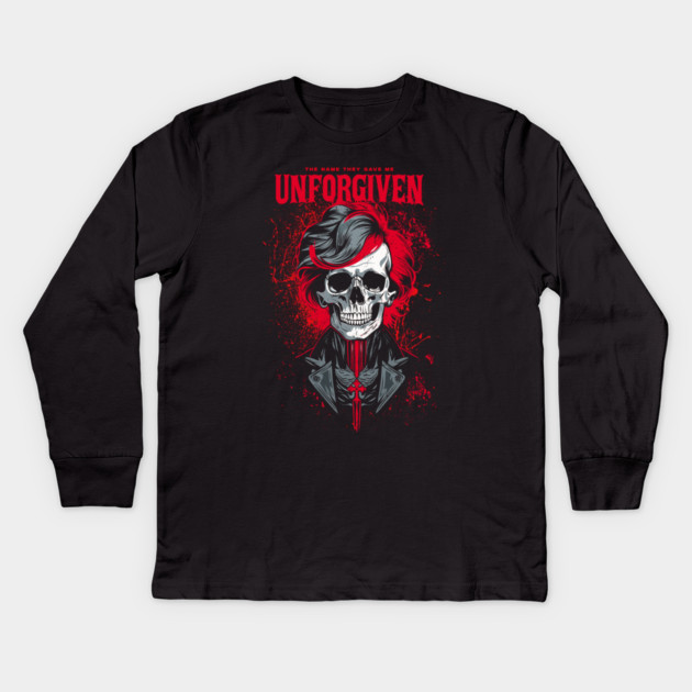UNFORGIVEN Kids Long Sleeve T-Shirt by artslaves