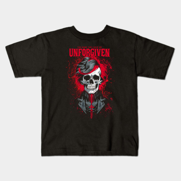 UNFORGIVEN Kids T-Shirt by artslaves