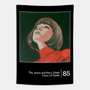 Taste of Cindy - Minimalist Graphic Design Fan Artwork Tapestry