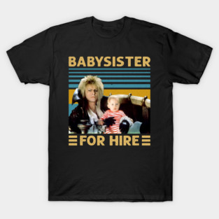 Jareth Goblin King Babysister For Hire T-Shirt
