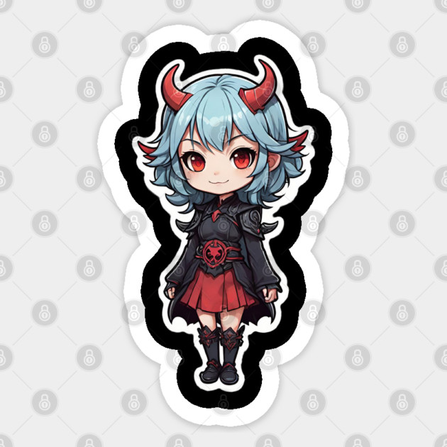 Demon Girl 1 Sticker by Grave Digs