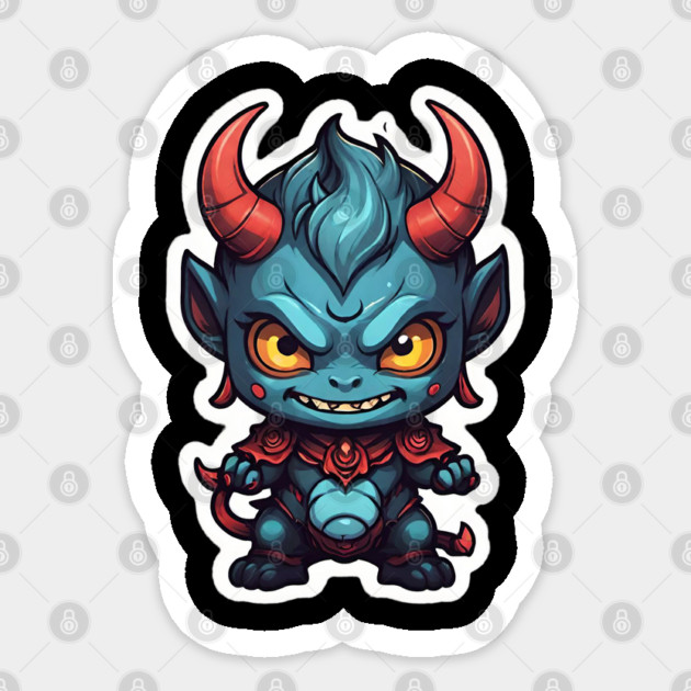 Demon Guy 1 Sticker by Grave Digs