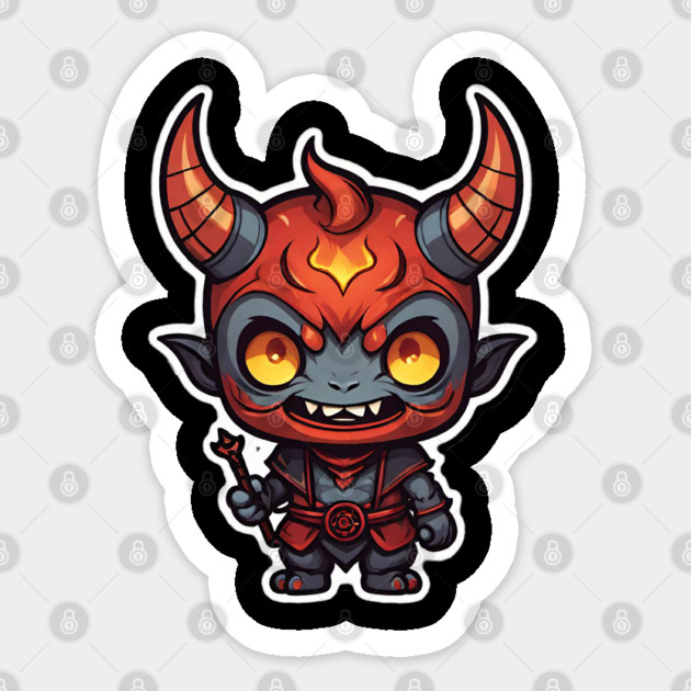 Demon Guy 2 Sticker by Grave Digs