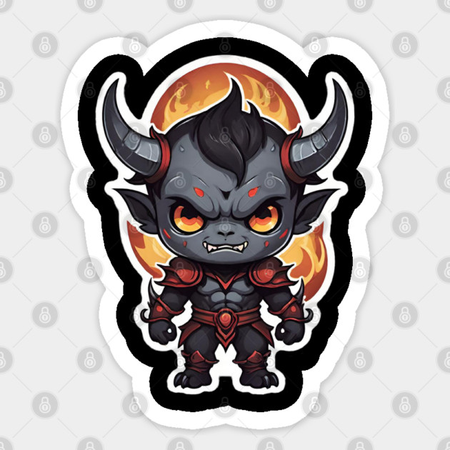 Demon Guy 3 Sticker by Grave Digs