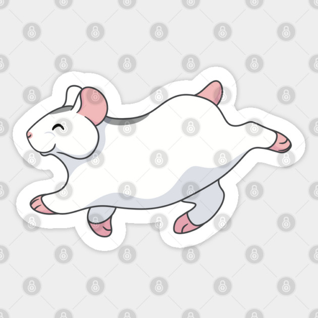 Prancing Hamster Sticker by DeguArts