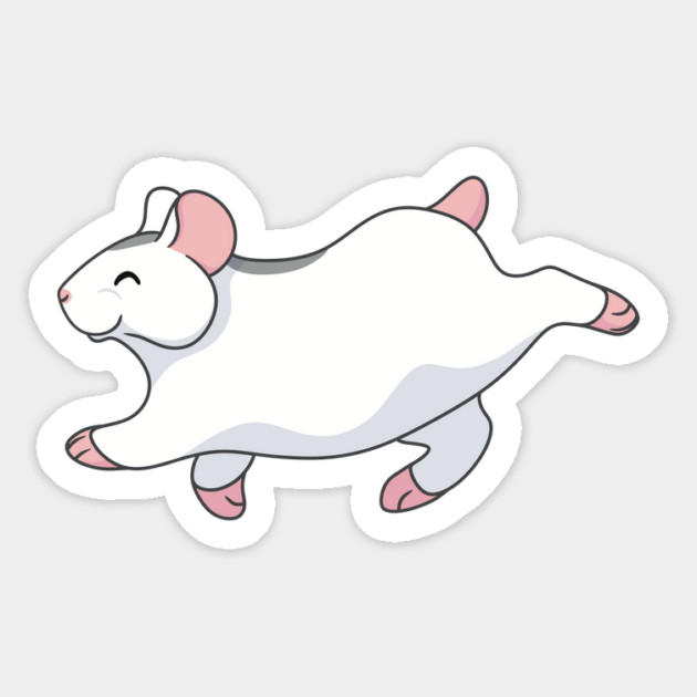 Prancing Hamster Magnet by DeguArts