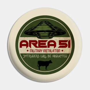Area 51 Vintage Pin