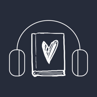 Book and Headphones--Full Line T-Shirt