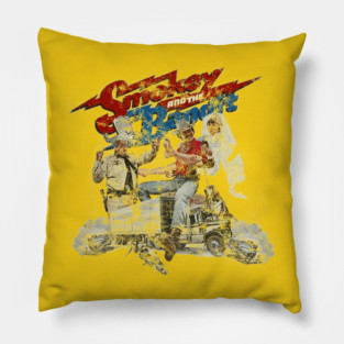 Smokey and the Bandit Authentic Distressed Poster Style Pillow