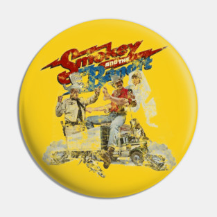 Smokey and the Bandit Authentic Distressed Poster Style Pin