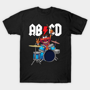 AB-CD Animal Drummer Rocking The Muppets Show T-Shirt
