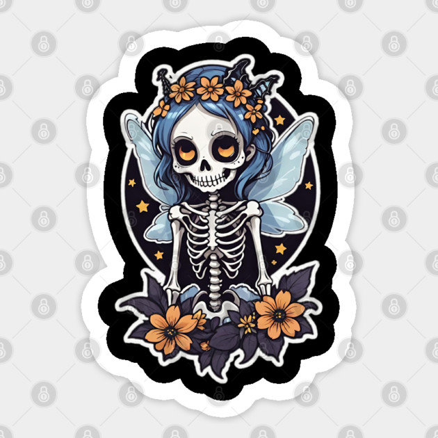 Skeleton Fairy 3 Sticker by Grave Digs