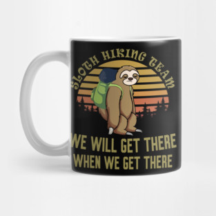 Sloth Hiking Team Mug