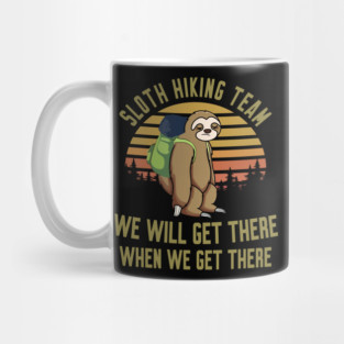 Sloth Hiking Team Mug