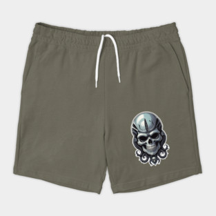 Retro Techno Skull 2 Shorts