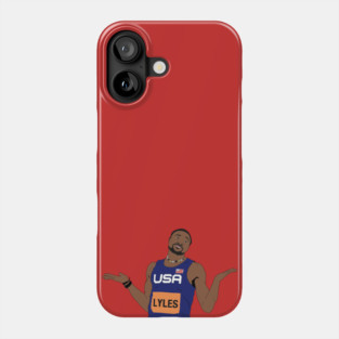 Noah Lyles Sprinter Track & Field Olympics Paris Phone Case