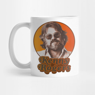 Kenny Rogers // Retro Style Design Mug