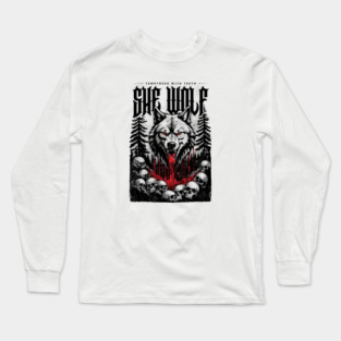 SHE WOLF Long Sleeve T-Shirt