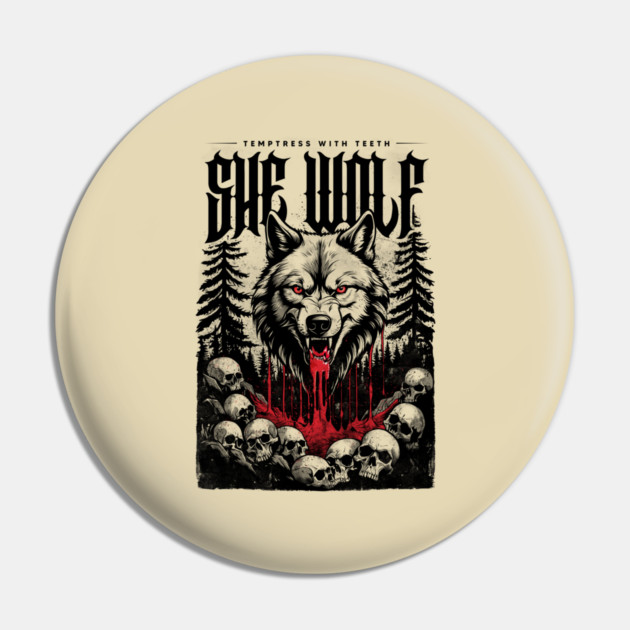 SHE WOLF Pin by artslaves