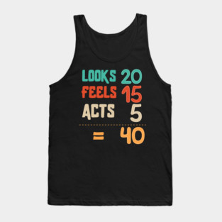 40th-birthday Tank Top