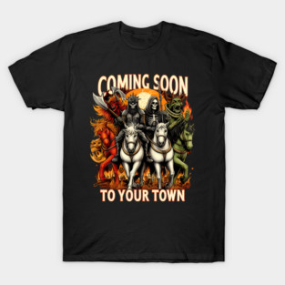 The Four Horsemen of the Apocalypse World Tour T-Shirt
