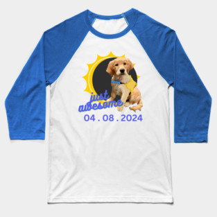 Puppy Eclipse Baseball T-Shirt