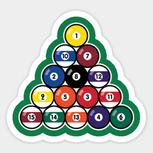 Billiards Sticker