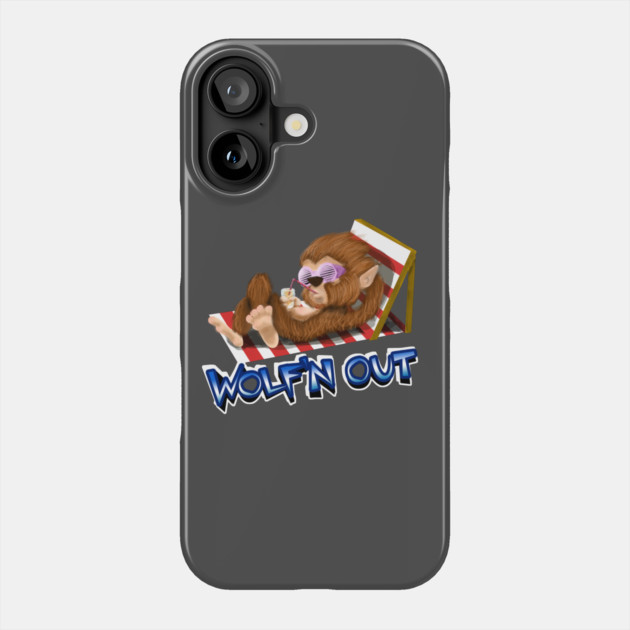 WOLF'N OUT Phone Case by droidmonkey