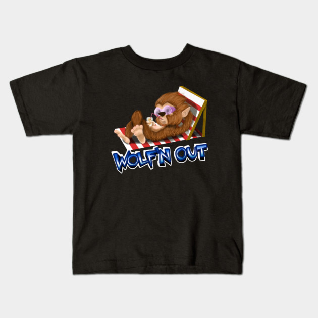 WOLF'N OUT Kids T-Shirt by droidmonkey