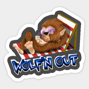 WOLF'N OUT Sticker