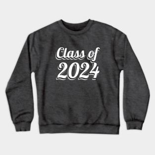 Class of 2024 - Simple Design Crewneck Sweatshirt