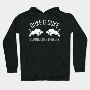 Duke & Duke Commodities Brokers - modern vintage logo Hoodie