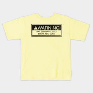 WARNING Kids T-Shirt