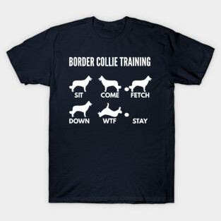 Border Collie Training Boxer Dog Tricks T-Shirt