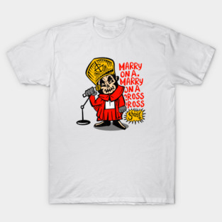 Ghost Band Merch - Marry on a cross design T-Shirt